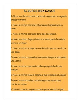 Albures Mexicanos Ejemplos Chistosos PDF Ocio albures-mexicanos-ejemplos-chistosos-pdf-ocio