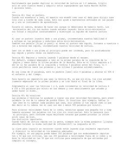 bsolutamente que pueden duplicar su velocidad de lectura en 1-2 semanas, triplic
arlo en unos cuantos meses y adquirir estos