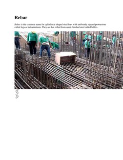 Rebar Specifications and Standards Guide | PDF | Engineering | Industries