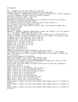 RF Online GM Commands Guide | PDF | Weaponry | Leisure