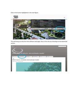 Click in the button highlighted in the next figure: 
 
This will bring us to the Envi met software web page. Once in this s