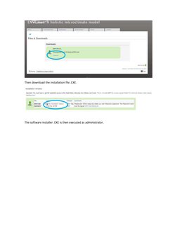  
Then download the installation file .EXE. 
 
 
The software installer .EXE is then executed as administrator. 
 
