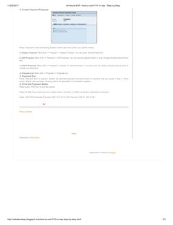 F110 Automatic Payment Process in SAP | PDF | Payments | Cheque