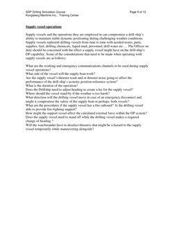 SDP Drilling Simulation Course                                                                                 Page 9 of 12