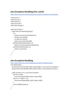 Java OOP Solutions on HackerRank | PDF | Object Oriented Programming ...