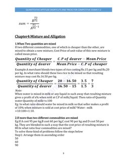 Quantitative Aptitude Shortcuts Guide | PDF | Fraction (Mathematics ...
