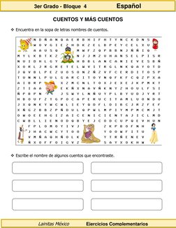 Actividades de Cuentos para Tercer Grado | PDF