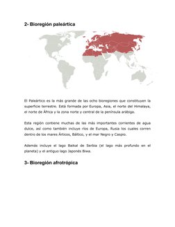 Ocho Regiones Biogeográficas del Mundo | PDF | Geografía Física ...