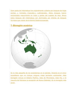 Ocho Regiones Biogeográficas del Mundo | PDF | Geografía Física ...