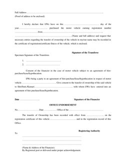 Full Address ……………………………………………………………………………………….. 
(Proof of address to be enclosed) 
 
 
I hereby declare that I/We have on t