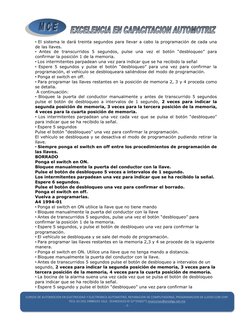 - 2 - 
 
 
CURSOS DE AUTOMOCION EN ELECTRICIDAD Y ELECTRONICA AUTOMOTRIZ, REPAR