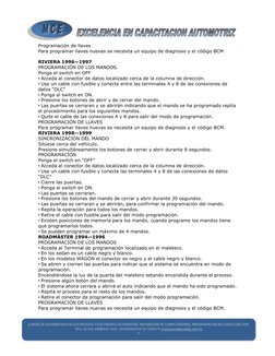 - 7 - 
 
 
CURSOS DE AUTOMOCION EN ELECTRICIDAD Y ELECTRONICA AUTOMOTRIZ, REPAR