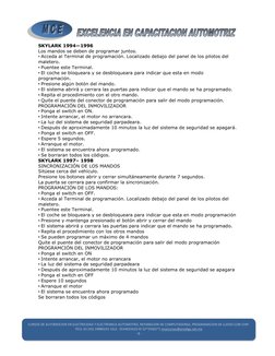 - 8 - 
 
 
CURSOS DE AUTOMOCION EN ELECTRICIDAD Y ELECTRONICA AUTOMOTRIZ, REPAR