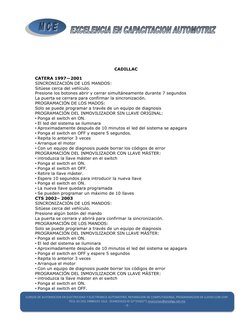 - 9 - 
 
 
CURSOS DE AUTOMOCION EN ELECTRICIDAD Y ELECTRONICA AUTOMOTRIZ, REPAR