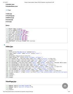 CRUD Operations with Servlet & JSP | PDF | Java Server Pages | Java ...