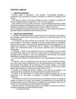 Objetivos de la Pastoral Familiar Católica | PDF | Familia | Iglesia ...