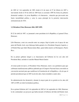6 | P á g i n a  
 
de 1882 al 1 de septiembre de 1883, desde el 6 de enero al 27 de febrero de 1887 y 
nuevamente desde el 3