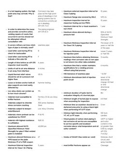 60. In a hot tapping system, the high
point area may corrode. Why is
that?
Corrosion may take
place at the high point
area of