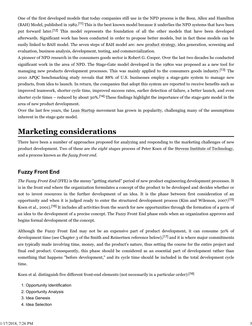 One of the first developed models that today companies still use in the NPD process is the Booz, Allen and Hamilton
(BAH) Mod