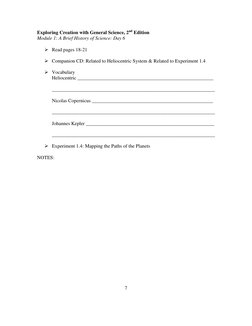 Exploring Creation with General Science, 2nd Edition 
Module 1: A Brief History of Science: Day 6 
 
 Read pages 18-21 
 
