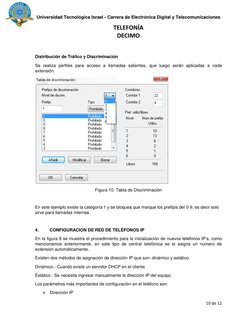 Universidad Tecnológica Israel - Carrera de Electrónica Digital y Telecomunicaciones 
TELEFONÍA 
DECIMO 
 
10 de 12 
 
 
Dist