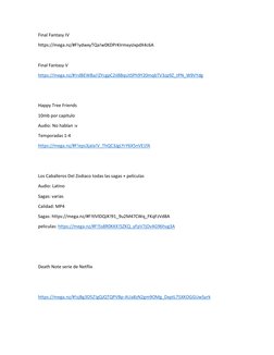 Final Fantasy IV  
https://mega.nz/#F!ydwxyTQa!w0KDPrKIrmxysIxpdX4c6A 
 
Final Fantasy V 
https://mega.nz/#!rdBEWBaJ!ZYcgpC2i