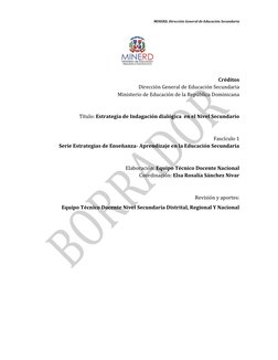 MINERD, Dirección General de Educación Secundaria 
 
 
 
 
 
 
 
 
Créditos 
Dirección General de Educación Secundaria 
Minis