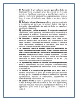  D1: Formación de un equipo de expertos que cubran todas las 
funciones: Reúna un pequeño grupo de personas con la mezcla 
c