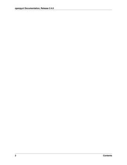 openpyxl Documentation, Release 2.4.0
2
Contents
