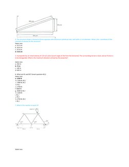 4. The structure shown is formed of three separate solid aluminum cylindrical rods, each with a 1 cm diameter. What is
