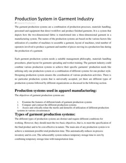 Production System in Garment Industry 
in Apparel Production  (https://clothingindustry.blogspot.com/search/label/Apparel%20P
