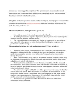 demands and increasing global competition. This system requires an automated overhead 
transporter system to move individual