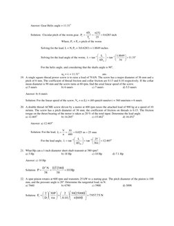 Machine Design Problems and Solutions | PDF | Gear | Belt (Mechanical)