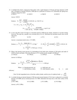 Machine Design Practice Problems Machine Design Problems and Solutions | PDF | Gear | Belt (Mechanical)