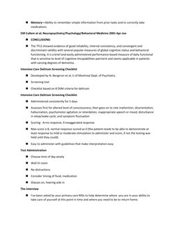 Allen Cognitive Level Screen Overview | PDF | Mental Processes ...