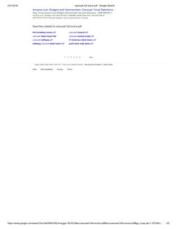 Carousel Musical Score Resources | PDF | Sheet Music | Performing Arts