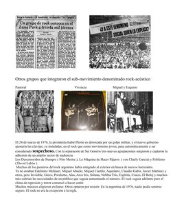 Otros grupos que integraron el sub-movimiento denominado rock-acústico
Pastoral