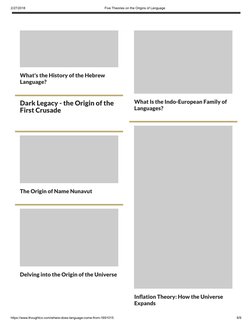Theories on Language Origins Explained | PDF | Origin Of Language ...