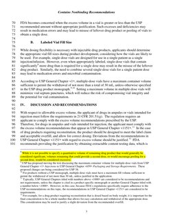 Excess Volume Guidelines for Injectables | PDF | Food And Drug ...
