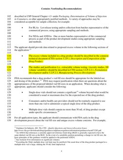 Excess Volume Guidelines for Injectables | PDF | Food And Drug ...