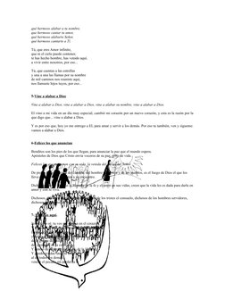 qué hermoso alabar a tu nombre,
que hermoso cantar tu amor, 
qué hermoso alabarte Señor,
qué hermoso cantarte a Tí.
Tú, que e