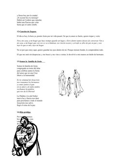 y lloras hoy por la ciudad.
¡Si oyeran hoy tu mensaje!
Habrá un Cordero que inmolar,
habrá una Pascua que velar
hasta que el