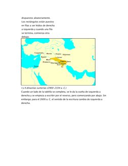 dispuestos aleatoriamente. 
Los rectángulos están puestos 
en filas a ser leídos de derecha 
a izquierda y cuando una fila 
s
