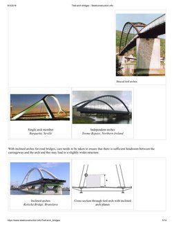 Tied-Arch Bridges: Design and Benefits | PDF | Beam (Structure) | Bending