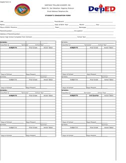 DepEd School Form 9 Overview | PDF | Educational Institutions | Schools