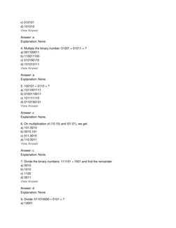 Number System MCQs for Digital Electronics | PDF | Binary Coded Decimal ...