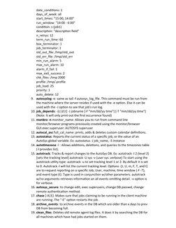 AutoSys Command Line Cheatsheet | PDF | Command Line Interface ...