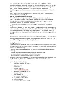 AutoSys Command Line Cheatsheet | PDF | Command Line Interface ...