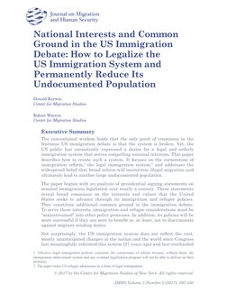 © 2017 by the Center for Migration Studies of New York. All rights reserved.
JMHS Volume 5 Number 2 (2017): 297-330
National
