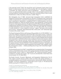 National Interests and Common Ground in the US Immigration Debate
301
a free and open society” (ibid.). He stressed the need
